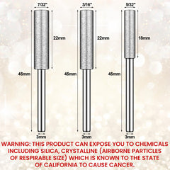 Chumia close-up diamond grit texture on bit tip for faster, consistent grinding