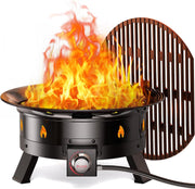 Ciays front view assembled showing compact, powerful outdoor heat