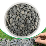 CJGQ front of bag showing 2.4LB river rocks and clear labeling for quick identification