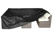 CKCLUU full cover on sectional showing complete protection and weather resistance