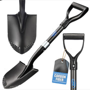 CKG small shovel front view showing compact profile and portability benefit