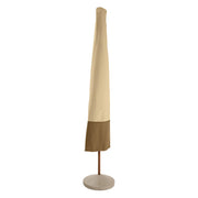 Classic Accessories Veranda front view showing full umbrella coverage and neat fit