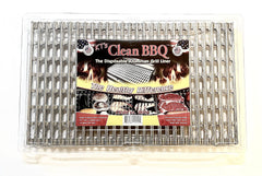 Clean BBQ grill liner top view protects grill and speeds cleanup