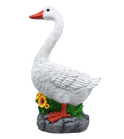 Clerodendrum goose front view showing welcoming pose and durable finish