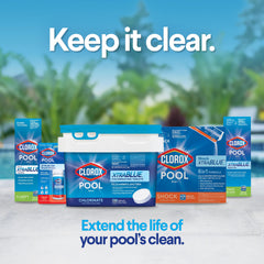 Clorox Pool&Spa product label detail showing directions and dosage