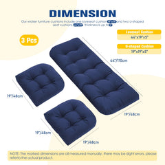 cnsmak bench cushion tufted detail showing durable stitching and added comfort benefit