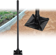 COCONUT tamper head front view showing solid steel and reliable compaction