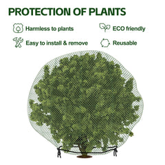 codree cover in garden use protecting shrub from birds and light frost