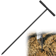 cogardenshower front view of probe showing full length and T-handle for easier leverage