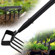 cogardenshower front view of dual-head tool showing both blade and rake benefits