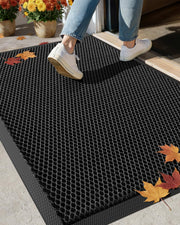 Color&Geometry front view of 24x36 mat showing modern grid pattern benefit entry protection
