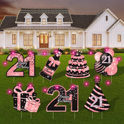 ComboJoy front packaging showing full 21st yard sign kit and contents