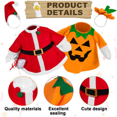 ComfyKit Christmas outfit close-up showing Santa motif and festive appeal