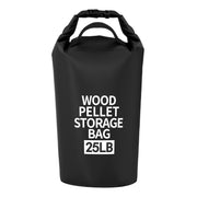 ComfyKit front view of 25 lb pellet bag showing durable storage and easy carry