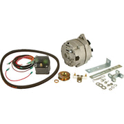 Complete Tractor alternator front view showing compact one-wire design and reliable charging
