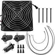 COMVIEE fan front assembly showing durable high-temp housing and improved airflow
