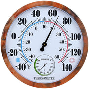 conglow front view large dial showing clear temperature and humidity for easy reading