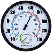conglow front view large dial shows temperature and humidity clearly for quick checks