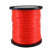 Convit front spool view showing orange 5 lb line and long runtime