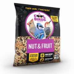 COOL BIRDS close-up of sunflower hearts highlighting high energy and easy feeding