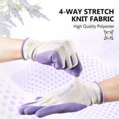 COOLJOB thickened fingertip detail protecting nails while allowing precision