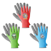COOLJOB front packaging showing three medium kids glove pairs and benefits