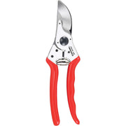 Corona Clipper front view showing ergonomic red aluminum handles and forged blade benefit accurate control