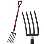 COSITA front view of 44-inch pitch fork showing full length and red finish for easy identification