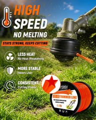 COSY GARDEN TOOLS line in use cutting tough weeds efficiently