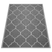 Cosyearn front view grey doormat showing full coverage and durable weave