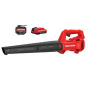 CRAFTSMAN blower front view showing compact design and power