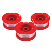 CRAFTSMAN front packaging view showing three replacement spools and model compatibility benefits