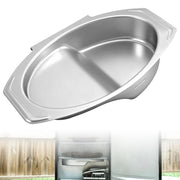CrestWeld front view water bowl showing correct fit and secure seating