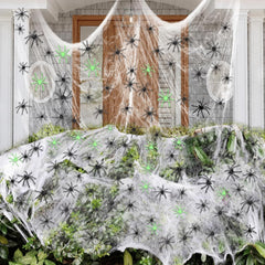 Crogift front packaging showing web kit and included spiders, highlighting ease
