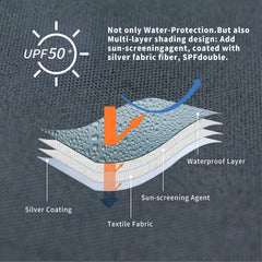 CROWN SHADES interior silver coating visible, increases sun protection