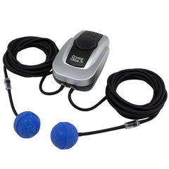 CrystalClear PondAir 2 front packaging showing kit contents and benefits