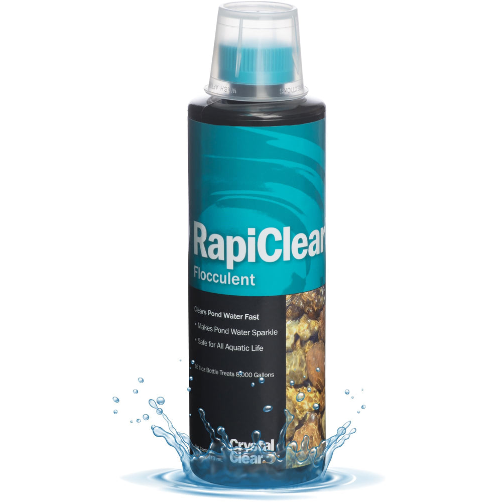 CrystalClear RapiClear front label clearly showing product name and size for easy identification