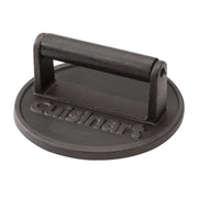 Cuisinart cast iron press front view showing sturdy build and consistent pressing benefit