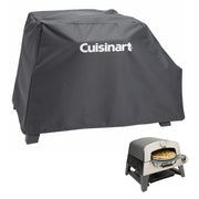 Cuisinart front view of cover protecting oven showing full fit and neat protection