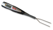 Cuisinart digital temperature fork front view showing LCD and LED light for accurate grilling