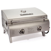 Cuisinart front view closed lid showing compact portability and secure lock