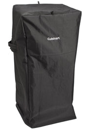 Cuisinart front view of cover on smoker showing full protection and neat fit