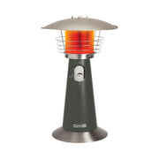 Cuisinart tabletop heater front view showing sleek gray finish and compact design for easy placement