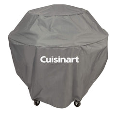 Cuisinart front view of grey XL 360 cover showing full protection and neat fit