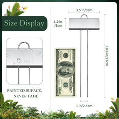 cureder detailed view of stake tip and thickness for sturdy soil insertion