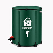 Curifurn front view of filled barrel showing durable fabric and capacity benefit