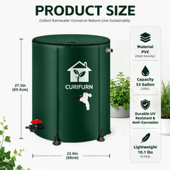 Curifurn top mesh and overflow kit preventing debris and managing excess water