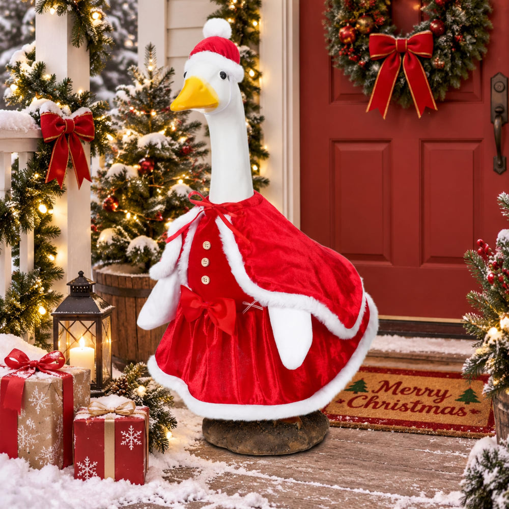 Cutecrop Mrs. Claus outfit front view showing festive design and easy application