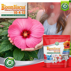 Cz Garden Supply open pouch pouring granules into hand for convenience