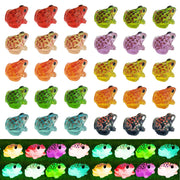 Dabshuyikk front packaging showing 60 luminous resin frogs for easy craft use